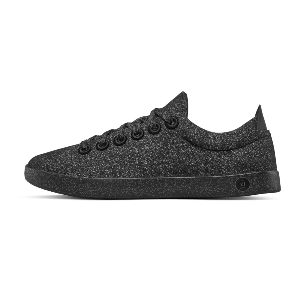 Allbirds Men\'s Sneakers Black - Wool Pipers - 09745LIRF